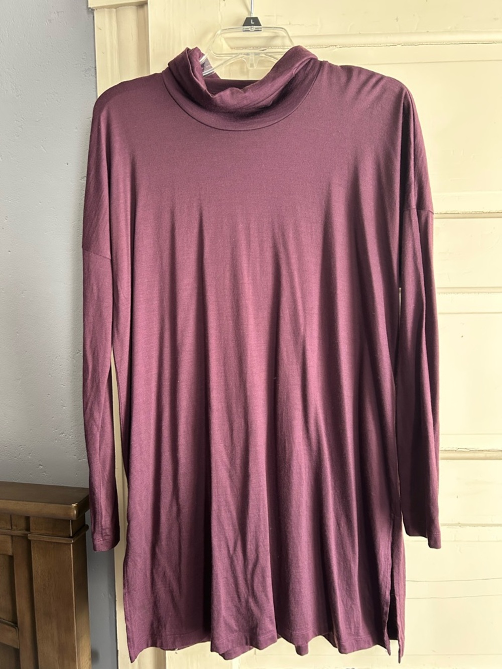 Wool& cowl neck tunic